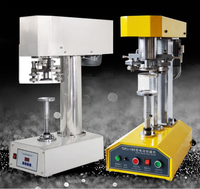 Machine de scellage semi-automatique électrique moderne à haute efficacité pour canettes en aluminium, machine de remplissage de bouteilles de boissons et de produits alimentaires avec bouchons à vis