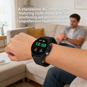 Restez connecté avec la montre GPS 4G |   SOS à une touche, suivi de la santé, conception étanche pour vos parents âgés - Product Image 4