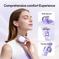 M159 Earphone Nirkabel Model Jepit Telinga Non-In-Ear Kualitas Suara HiFi Daya Tahan Baterai Lama Cocok untuk Olahraga Kebugaran Yoga