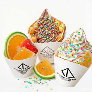 Cônes pour frites Churro boîte de papier de crème glacée boîte de gaufre d'oeuf conique crêpe boîte de papier de crème glacée manchon de papier - Product Image 6