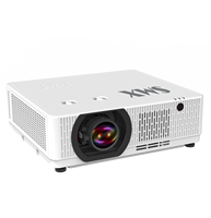 Projecteur laser SMX 7200 lumens 4K 3840x2160 3LCD pour usage professionnel et éducatif avec haut-parleurs intégrés et écran de 30 à 300 pouces