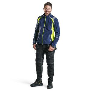 BLAKLADER - 499310108933XL Chaqueta de microforro polar Azul marino/Amarillo Hi-vis-EAN 7330509593738 ROPA DE TRABAJO DE LA HI-VIS - Product Image 3