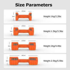 Gordon OEM 5Kg Sắt Trọng Lượng Có Thể Điều Chỉnh Quả Tạ Đặt Phòng Tập Thể Dục Quả Tạ Thép Không Gỉ Thiết Bị Tập Thể Dục Cho Phụ Nữ Điều Chỉnh Quả Tạ - Product Image 3