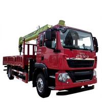 Grue de camion de 8 tonnes, 240 CV, hauteur de levage maximale de 20,5 m, grue mobile montée sur camion pour la construction