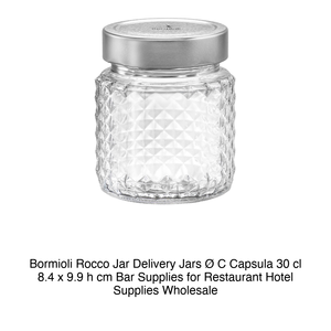 Delivery Jars 30 cl H 9.9 cm Ø 8.4 cm with Lid Bormioli Rocco - Product Image 2