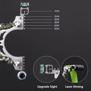 Chất lượng cao hợp chất thép không gỉ cung chính xác mạnh mẽ nhằm Súng cao su cho săn bắn - Product Image 2