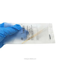 Pochettes en plastique PE transparentes de qualité supérieure 4'x8' imperméables, stérilisées par EO, avec marquage à chaud pour l'emballage de seringues à insuline médicale