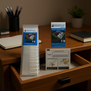 Cajones de Almacenamiento Eficientes de un Solo Nivel con Divisores de Plástico Ajustables, Organiza tu Espacio con este Práctico Organizador de Oficina - Product Image 3