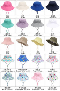 Verano bebé sombrero para el sol protección UV niños sombrero de cubo para niñas niños al aire libre Panamá playa gorras niño infantil cubo gorra - Product Image 5