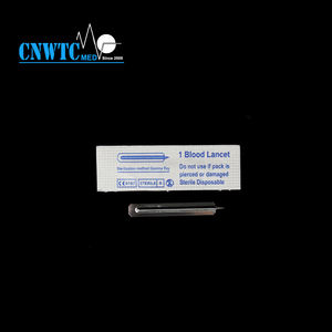 일회용 멸균 의료 플레이크 트위스트 타입 스테인레스 스틸 혈액 란셋 - Product Image 5