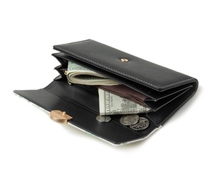 Cartera PRETTYZYS 2022 con Estampado de Hojas de Seda a la Moda, Decoración con Logotipo Circular Grande, Cartera para Mujer - Product Image 2