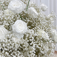 Fleurs artificielles blanches de gypsophile faites à la main, best-seller, parfaites pour la décoration de lieux de mariage et les célébrations festives