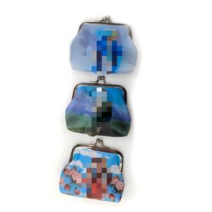 Baiyou Printed Coin <b>Purse</b> Blue Green Red Floral Metal Buckle Portable Women's <b>Small</b> Storage Bag - Product Image 4