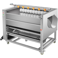Rm Automatische Commerciële Wortel Zoete Aardappelschiller Polijstmachine Schillen Laveuse/Fruit-En Groentewasmachines