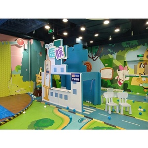 Tube plastic slide indoor kids family soft playground equipment for sale