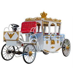 Nouvelle Magnifique et Somptueuse Calèche Royale de Visite des Monuments, Calèche de Mariage Cendrillon, Calèche Royale de Transport Spécial - Product Image 4
