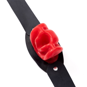 شحن سريع BDSM فتاحة لعبة صنم تسخير المكونات عبودية الكرة الشفاه المطاط الفم هفوة للبالغين - Product Image 2