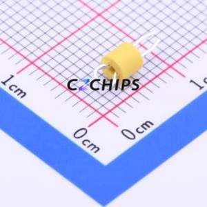 5009 Test Point / Test Loop Connector Pin Type (Through Board) Yellow 3.2mm - Product Image 1