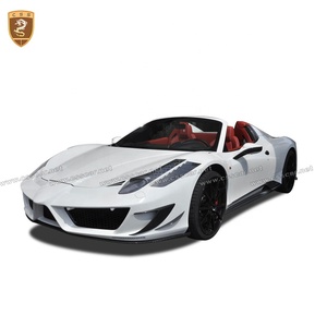 Best seller MSY stile fibra di carbonio parti della carrozzeria anteriore paraurti posteriore Spoiler Kit carrozzeria per Ferarri 458 Bodykit - Product Image 4