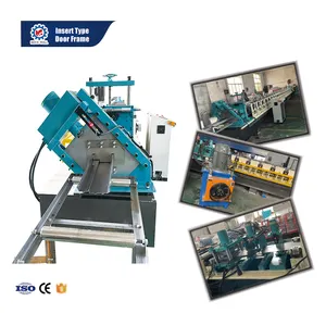 automatic punching and chain driving metal door frame making machine