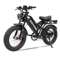 Disiyuan 20 Pouces Super S9 Vélo Cargo Électrique VTT 48V Pneus Larges Vélo Électrique V20 Vélo de Montagne Électrique 1000W 500W