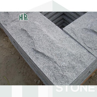 Carrelage en granit gris clair G603, surface en forme de champignon, pour décoration murale extérieure