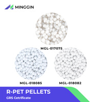MINGGIN PCR GRS RPP Plastique PP recyclé, Norme mondiale de recyclage, RPET, RHDPE, PPWR, Gobelets d'emballage, Pailles, Contenants alimentaires, Moulage