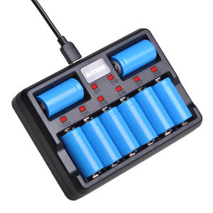 LCD Intelligent Rapide 8 Baies <span class=keywords><strong>CR123A</strong></span> Batterie <span class=keywords><strong>Chargeur</strong></span> pour Li-ion RCR123A 16340 RCR2 CR2 <span class=keywords><strong>Rechargeable</strong></span> Batteries - Product Image 3
