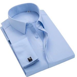 <span class=keywords><strong>Chemise</strong></span> habillée à manchette française bouton couvert fibre <span class=keywords><strong>de</strong></span> bambou <span class=keywords><strong>chemise</strong></span> <span class=keywords><strong>de</strong></span> <span class=keywords><strong>mariage</strong></span> sans fer fête smoking <span class=keywords><strong>chemise</strong></span> <span class=keywords><strong>homme</strong></span> <span class=keywords><strong>de</strong></span> luxe - Product Image 1