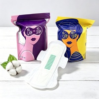 Articles à livraison gratuite, prix de gros d'usine Alibaba, serviettes hygiéniques confortables, serviettes hygiéniques organiques personnalisées pour femmes