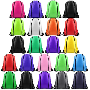Wholesale Top Quality Design Logo Polyester Promotional Drawstring Bag for Sport
