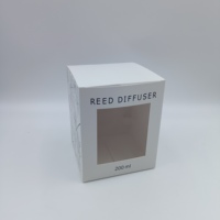 Boîte d'emballage pour bougies parfumées recyclables, best-seller, avec fenêtre transparente, boîte cadeau en carton pour les petites entreprises