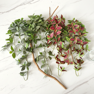 Decorazione da Parete con <span class=keywords><strong>Foglie</strong></span> Artificiali di Edera <span class=keywords><strong>e</strong></span> Patata Dolce, 37 <span class=keywords><strong>Foglie</strong></span>, Pianta Artificiale per Soggiorno, <span class=keywords><strong>Foglie</strong></span> per Cesto di Fiori - Product Image 1