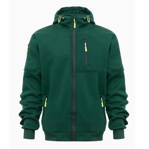 <span class=keywords><strong>Sudadera</strong></span> con capucha deportiva para <span class=keywords><strong>hombre</strong></span> con cremallera, tallas grandes, logotipo personalizado, atlética, duradera, con mangas con cremallera - Product Image 3
