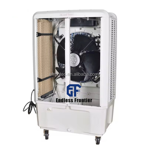 Enfriador de Aire Evaporativo Industrial de Alta Eficiencia con Motor y Bomba para Ventilación de Almacenes, Ecológico - Product Image 5