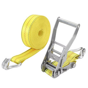 Cargo Binding Belt for Trucks Thickened Double Hook Fixing Ratchet Tensioner Polyester Device with Double Hook Fixing - Product Image 3