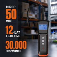 Détecteur de fuite de gaz combustible portable, détecteur de méthane et de propane naturel avec sonde flexible, écran LCD, prix d'usine