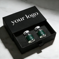 Boîtes en papier épais de luxe personnalisées pour flacons de peptides de 3 ml, 5 ml, 10 ml, emballage de flacons de recharge
