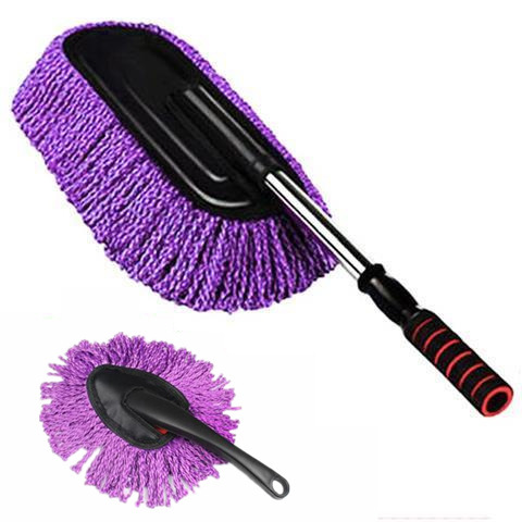 Large purple brush-retractable-small brush
