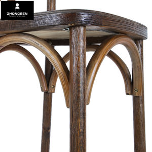Vente de meubles en gros Chaise haute en bois de style rétro américain pour bar, restaurant et <span class=keywords><strong>location</strong></span> - Product Image 5