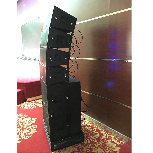 Cheap Professional Sound System Active Subwoofer Stage Powered Line Array Speakers for Church