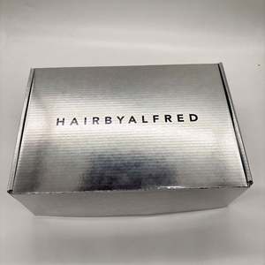 Custom LOGO Printed Silver Foil Mailer <b>Box</b> for Clothing Cardboard Metallic Paper Boxes Corrugated Package <b>Box</b> Mailer - Product Image 2