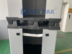Aispak 4-Way Euro Reusable Recyclable <strong>Returnable</strong> MI Plastic <strong>Pallet</strong> and Lid Large Bulk for <strong>Industrial</strong> Cargo Transportation - Product Image 4