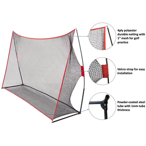 <span class=keywords><strong>Filet</strong></span> <span class=keywords><strong>de</strong></span> <span class=keywords><strong>pratique</strong></span> <span class=keywords><strong>de</strong></span> <span class=keywords><strong>golf</strong></span> 10x7x3ft, <span class=keywords><strong>filet</strong></span> <span class=keywords><strong>de</strong></span> frappe et aire <span class=keywords><strong>de</strong></span> practice individuelle <span class=keywords><strong>pour</strong></span> entraînement en intérieur et en extérieur - Product Image 4