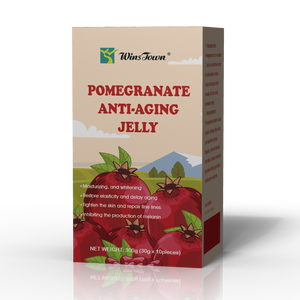 Granada roja colágeno delicioso jarabe de fruta sabor jalea caramelo fruta jalea palo delicioso pudín jalea de fruta - Product Image 5