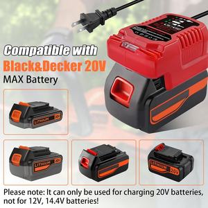 <span class=keywords><strong>Chargeur</strong></span> Mini Rapide de Remplacement pour Batterie <span class=keywords><strong>Black</strong></span> and <span class=keywords><strong>Decker</strong></span> 20V Compatible avec les Outils Électriques <span class=keywords><strong>Black</strong></span> <span class=keywords><strong>Decker</strong></span> Série LBXR20 - Product Image 2
