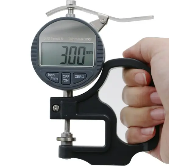 Портативный Электронный индикатор часового типа толщины мини 0,001 мм Цифровой измеритель толщины 12,7 мм программное средство стрелочный индикатор тестер