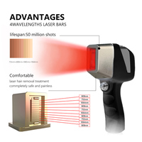 Meilleur produit d'épilation à diode laser avec 4 longueurs d'onde (810/755/1064nm) efficace pour le traitement de la peau