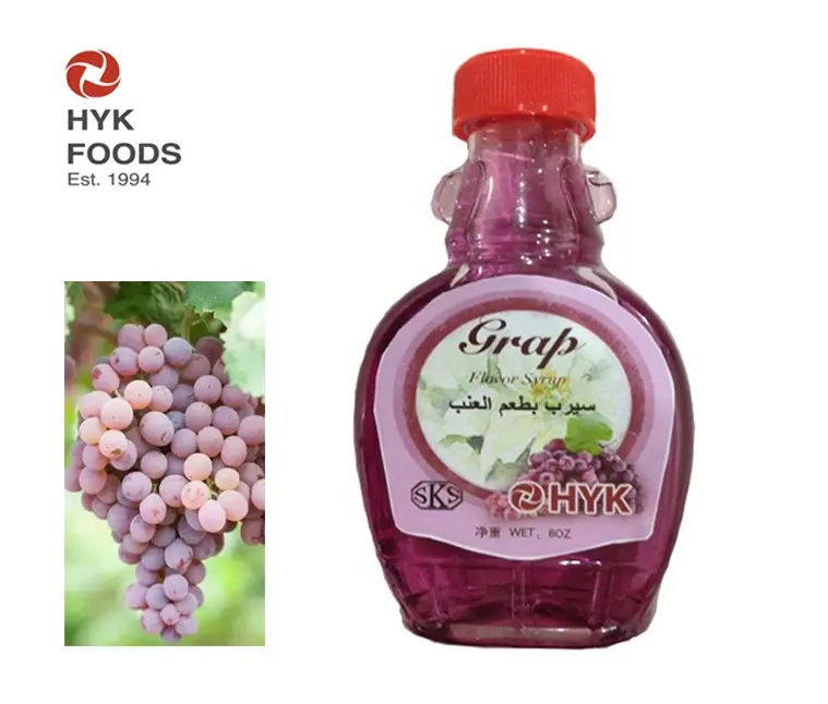 purple grape flavor syrup soft drink syrup can eaten directly