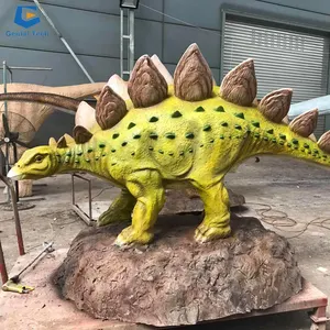 CCFD06 Mini statua di golf display 3D scultura in resina modello di dinosauro in fibra di vetro in vendita